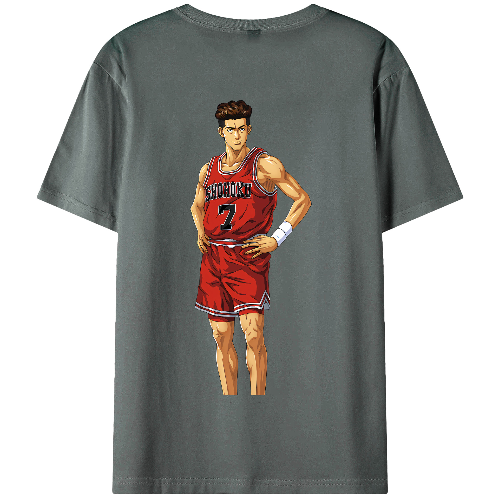 SLAM DUNK／スラムダンク 綿100％半袖Tシャツ（背面プリント）